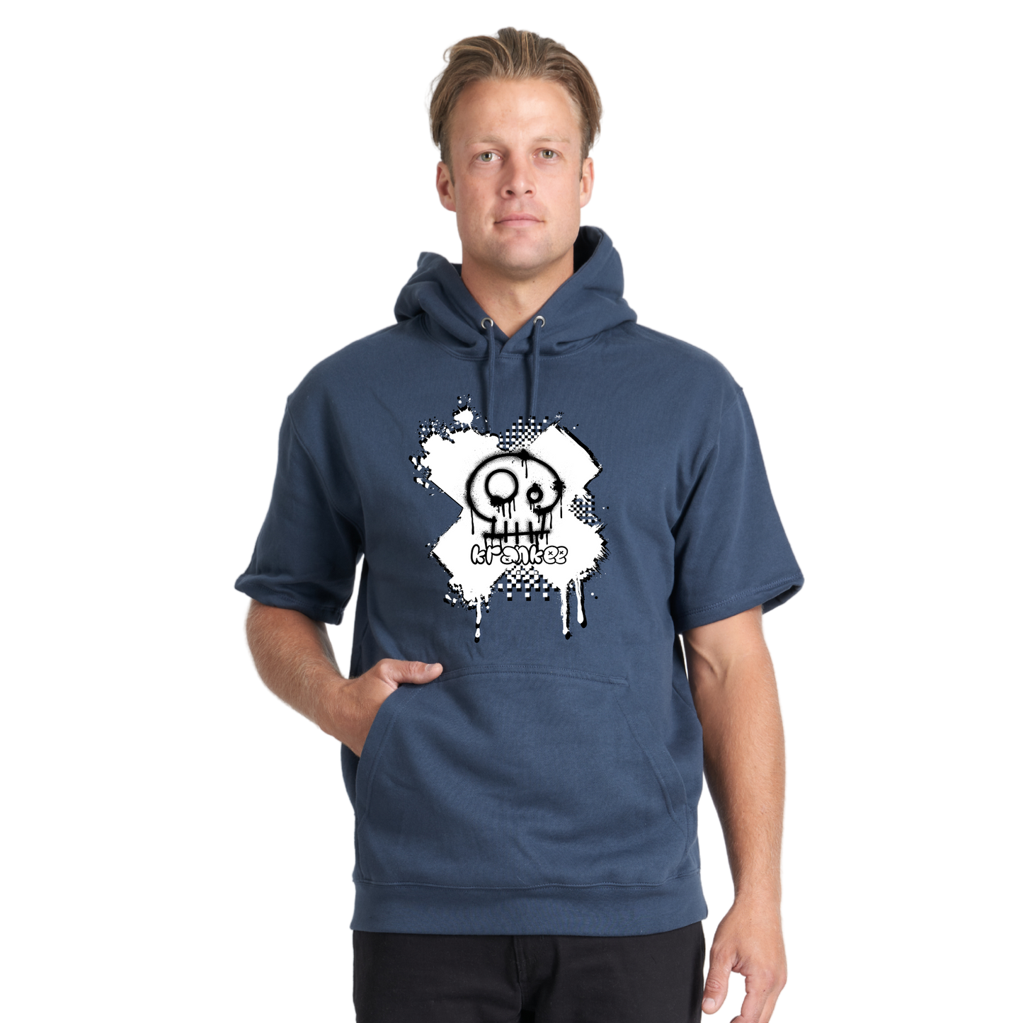 Unisex Spray Paint Hoodie Tee