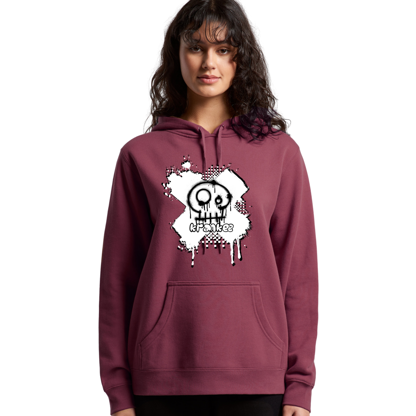 Womens Spray Paint Hoodie