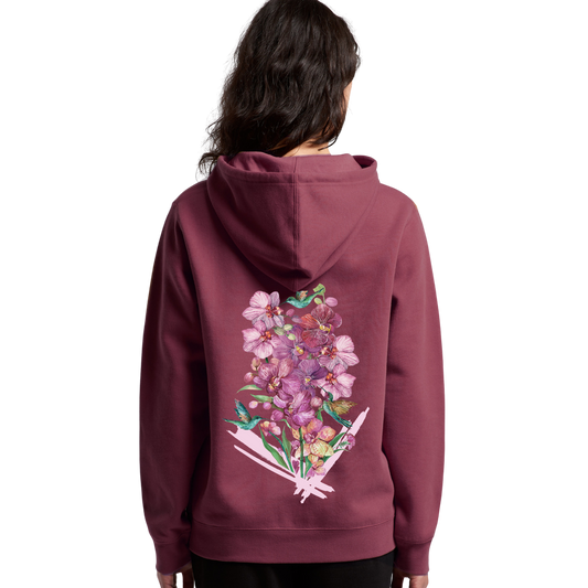 Womens Orchid Hoodie