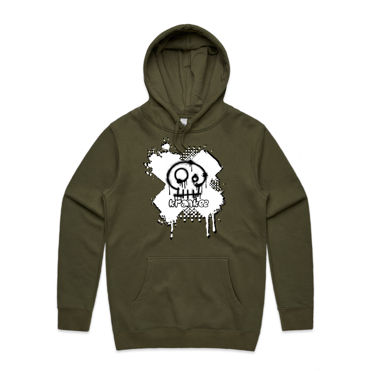 Mens Spray Paint Hoodie