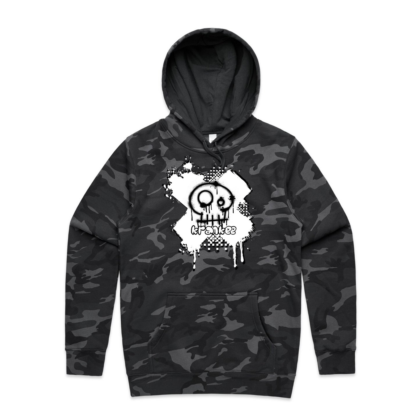 Mens Spray Paint Hoodie