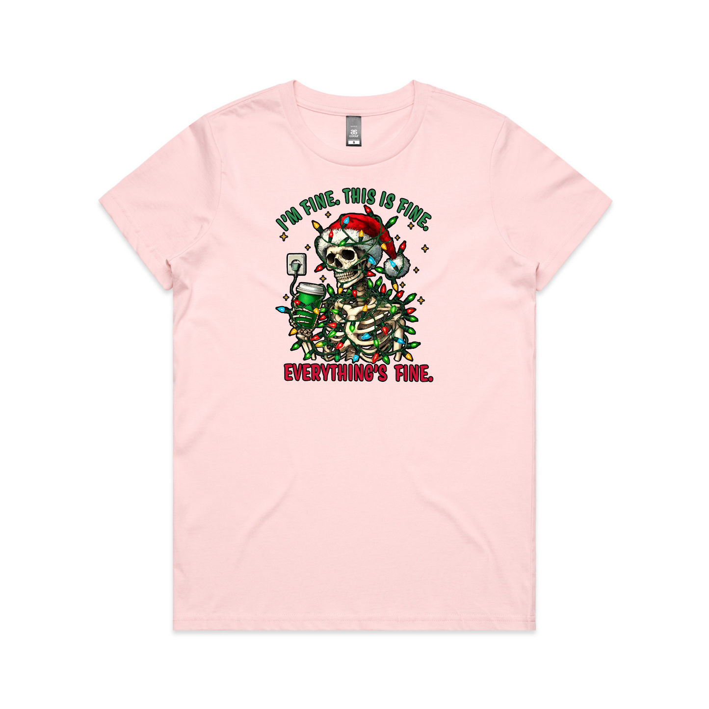 I'm Fine XMAS - Womens Tee