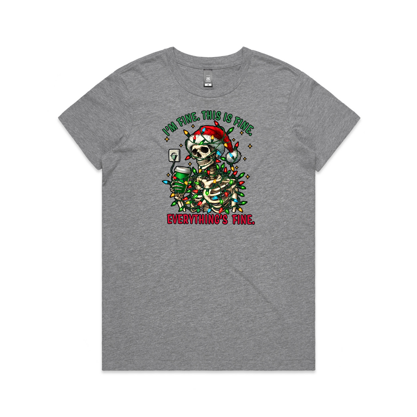 I'm Fine XMAS - Womens Tee