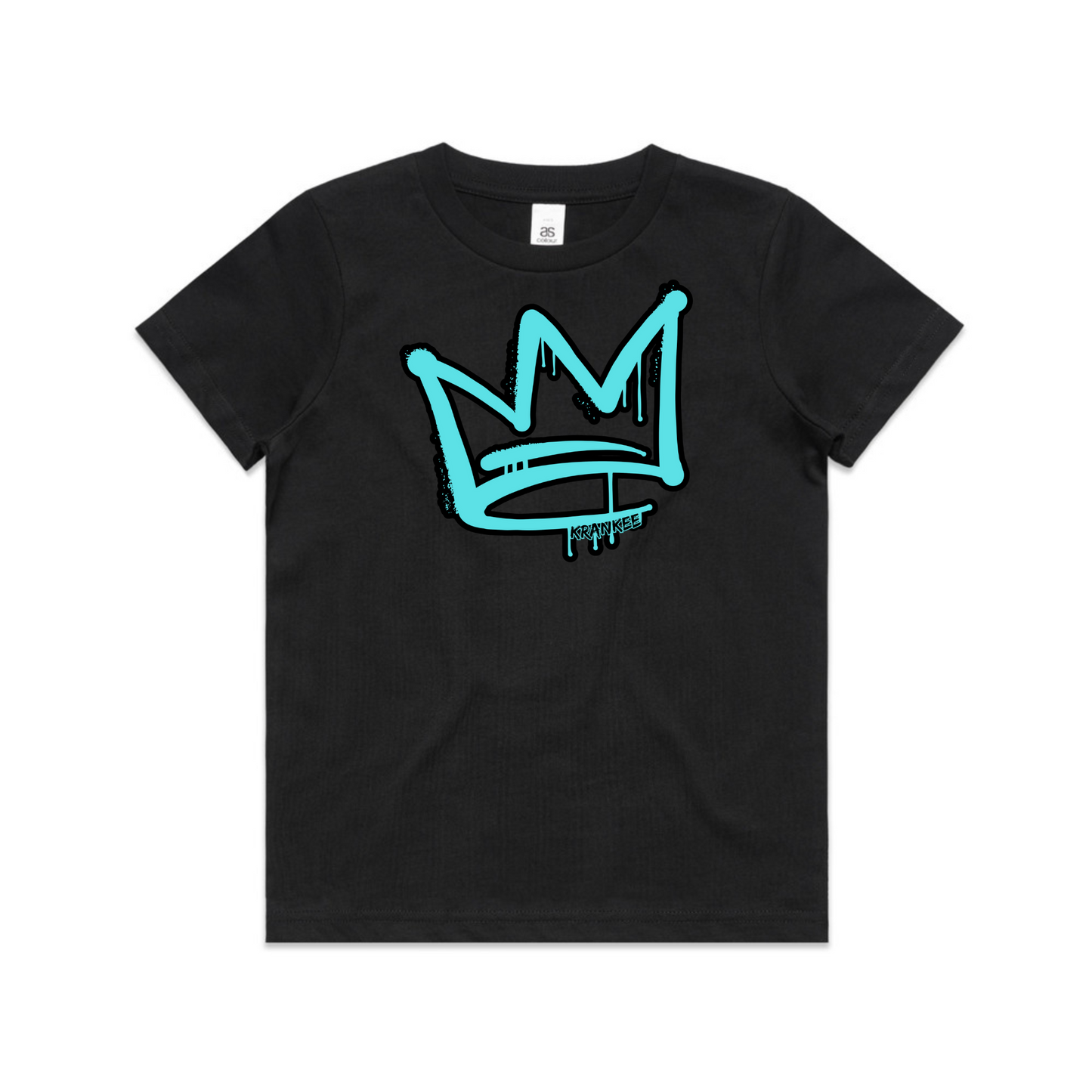 Aqua Front Crown - Kids Tee