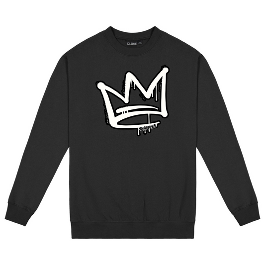 B/W Front Crown - Kids Crew Neck