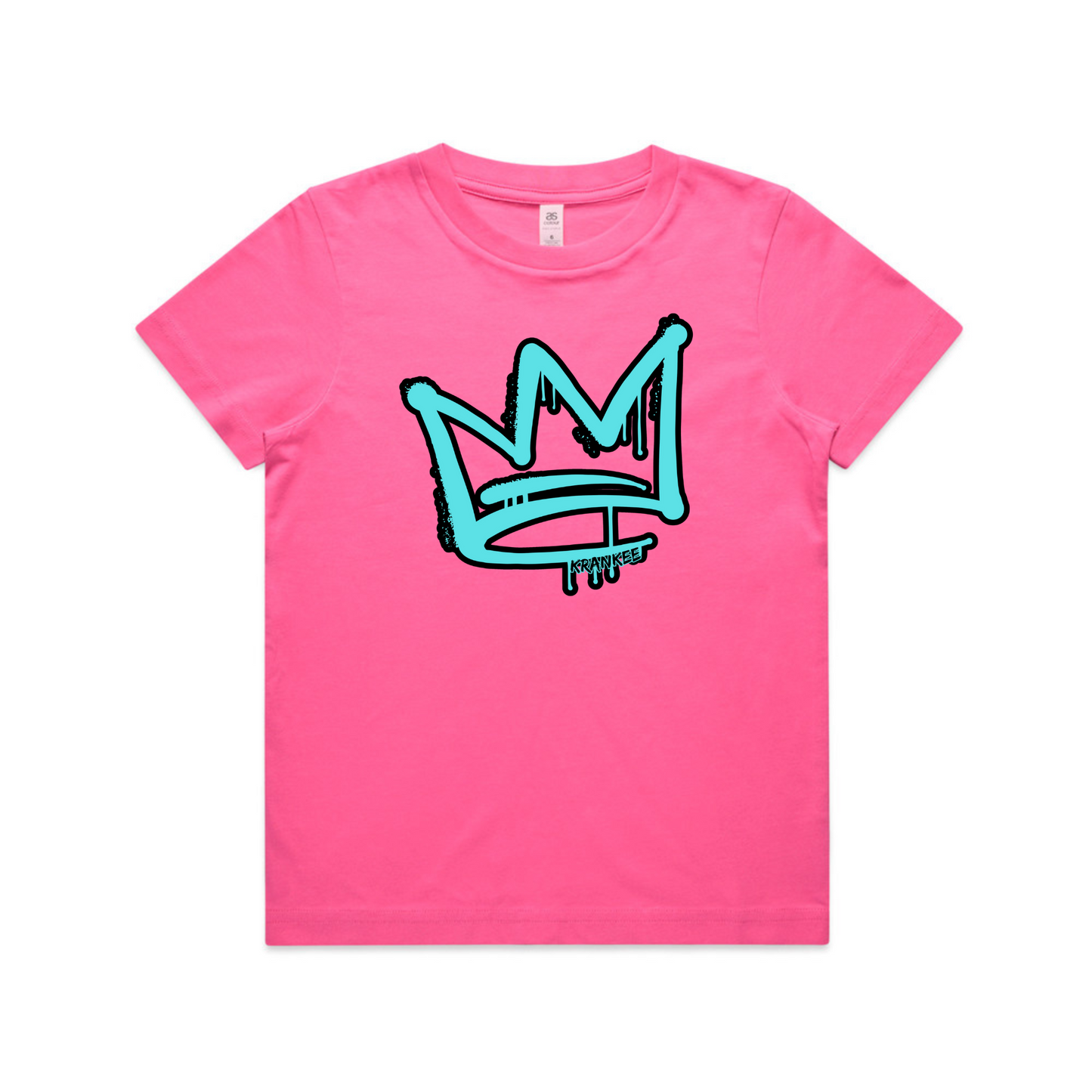 Aqua Front Crown - Kids Tee