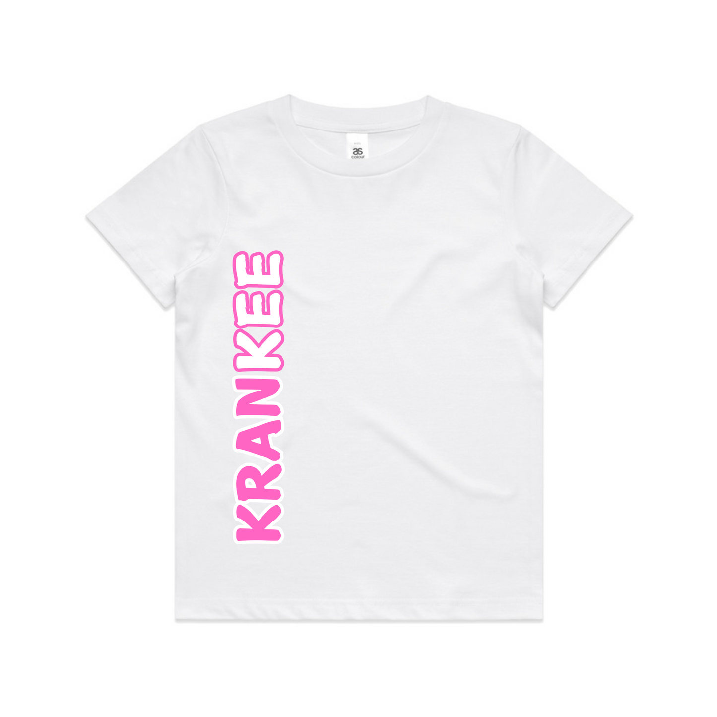 Pink Krankee Split - Kids Tee