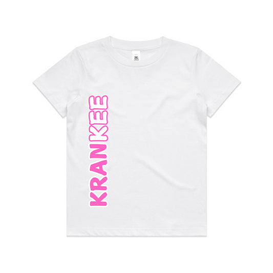 Pink Krankee Split - Kids Tee