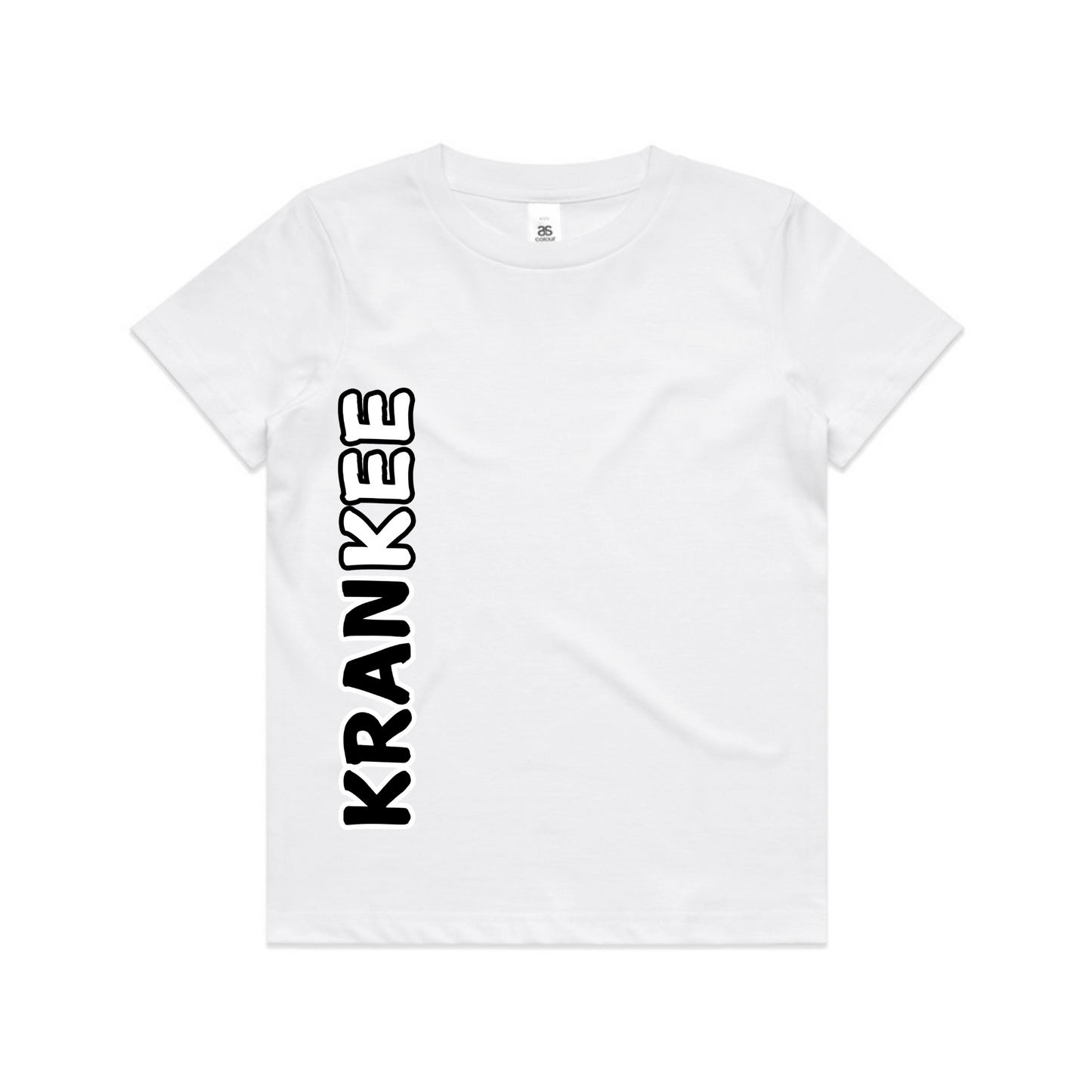 B/W Krankee Split - Kids Tee