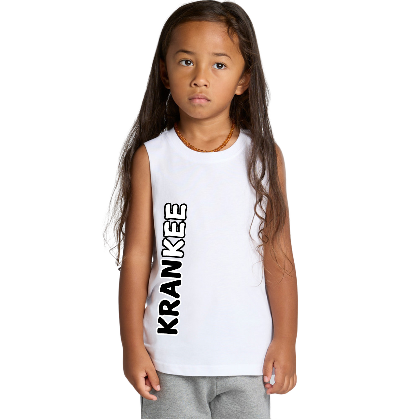 B/W Krankee Split - Kids Tank