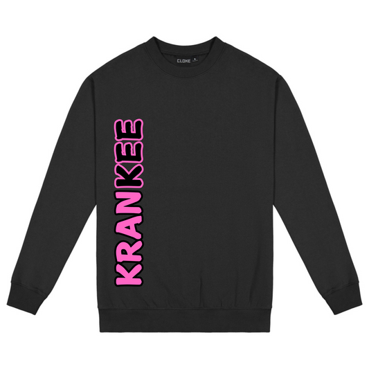 Pink Krankee Split - Kids Crew Neck
