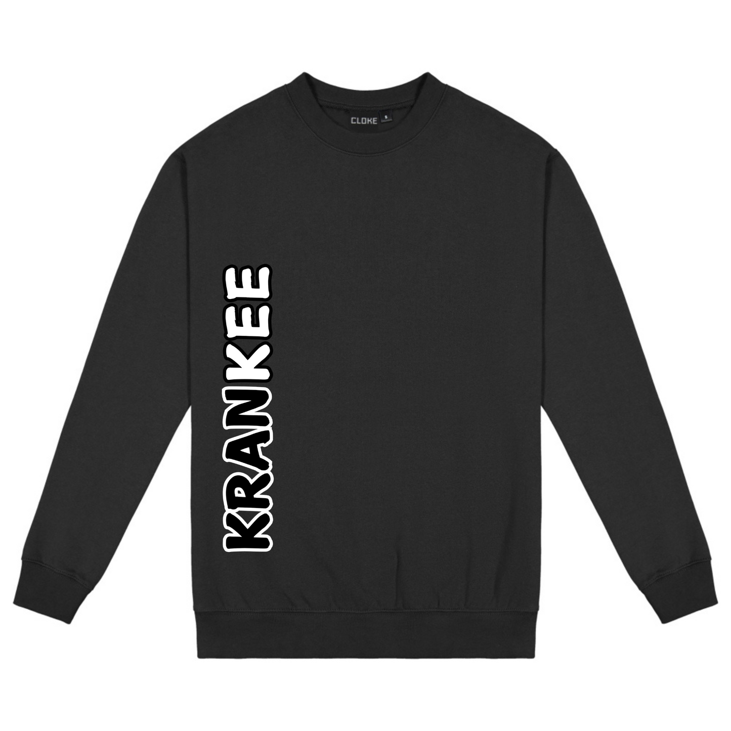B/W Krankee Split - Kids Crew Neck