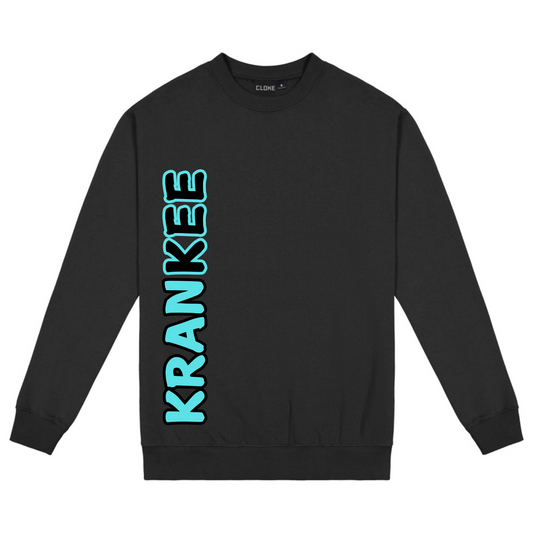 Aqua Krankee Split - Kids Crew Neck