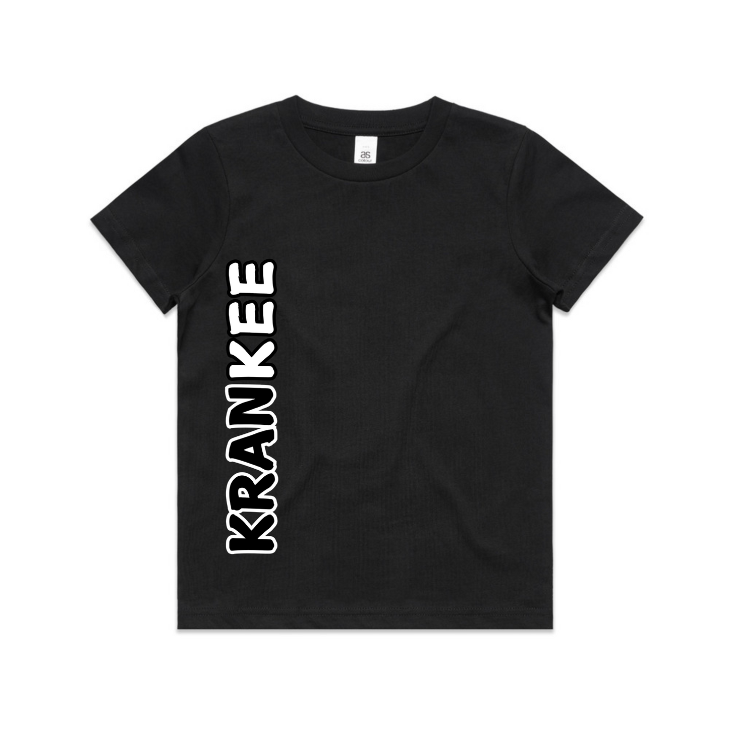 B/W Krankee Split - Kids Tee
