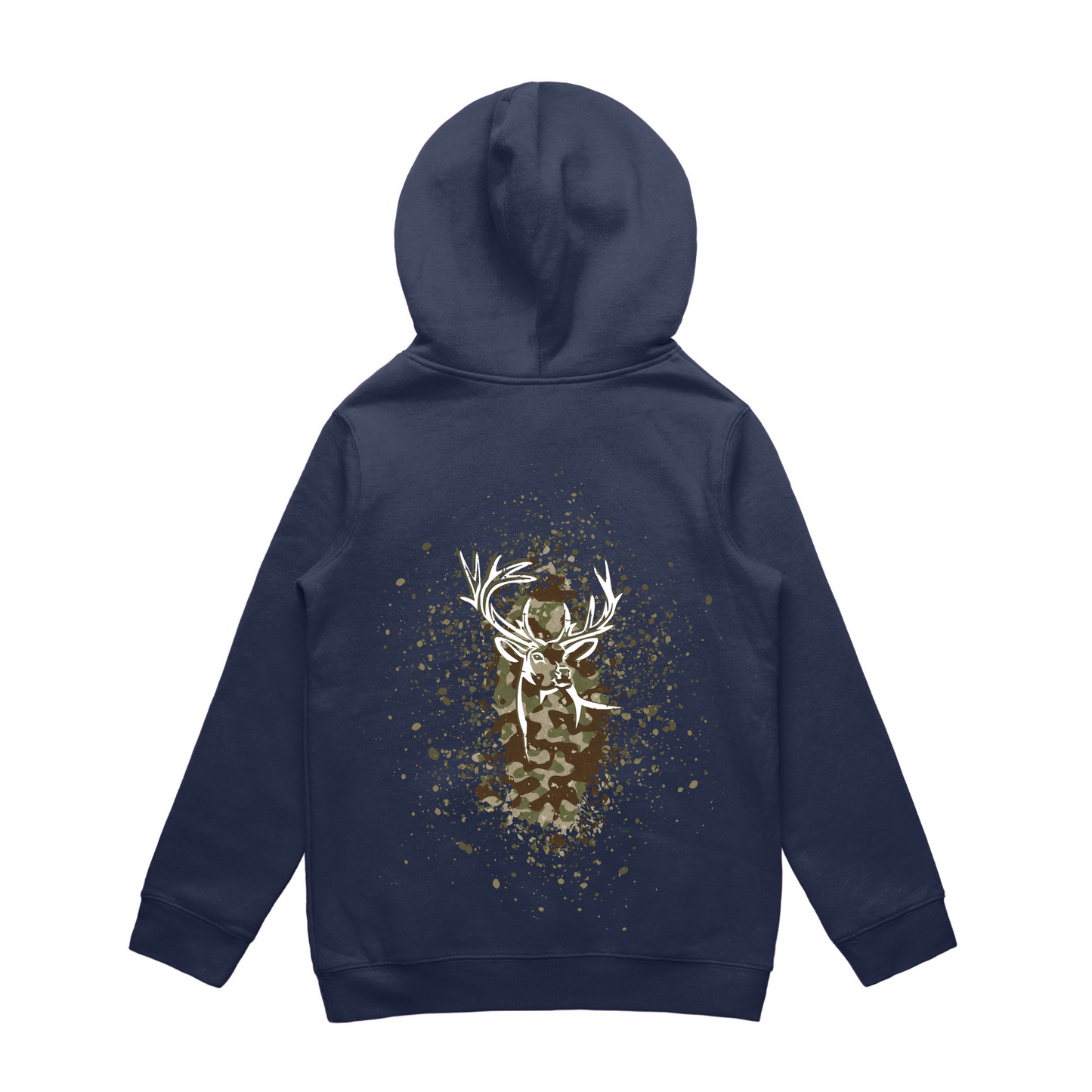 Kids Camo Back Hoodie