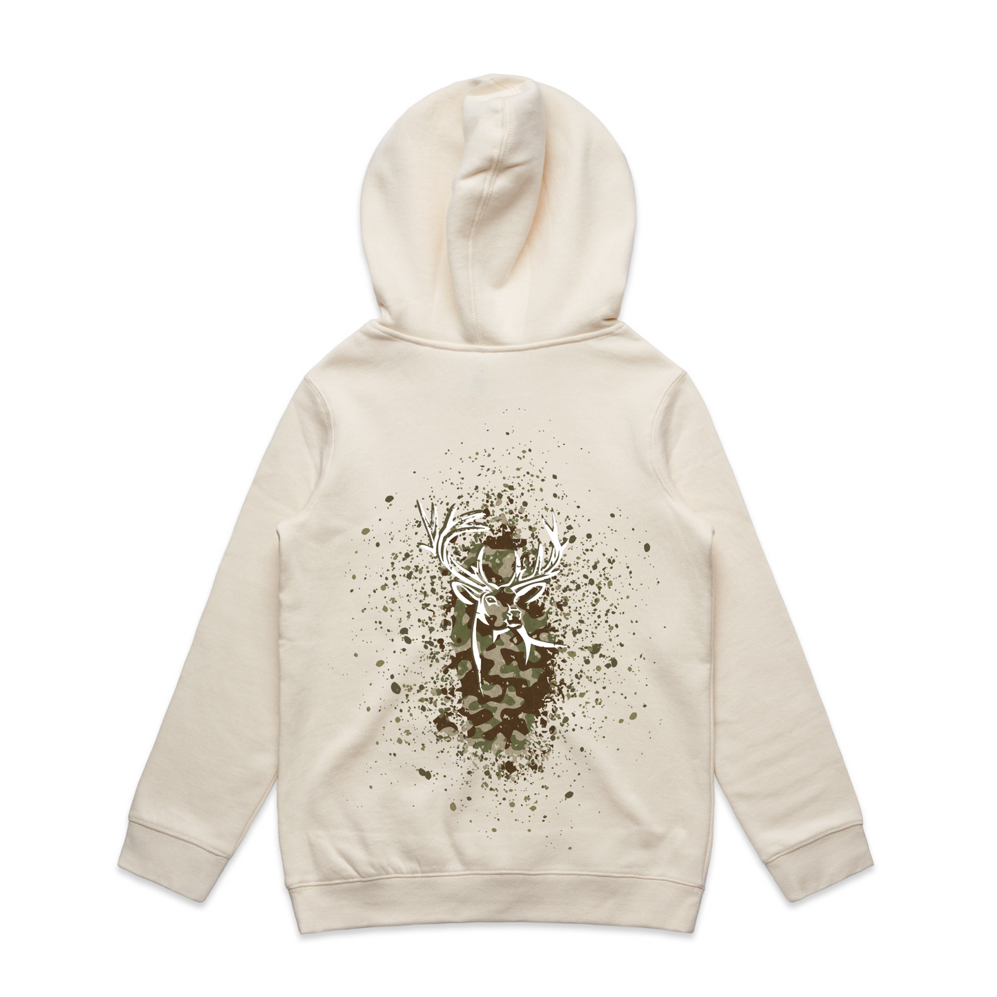 Kids Camo Back Hoodie