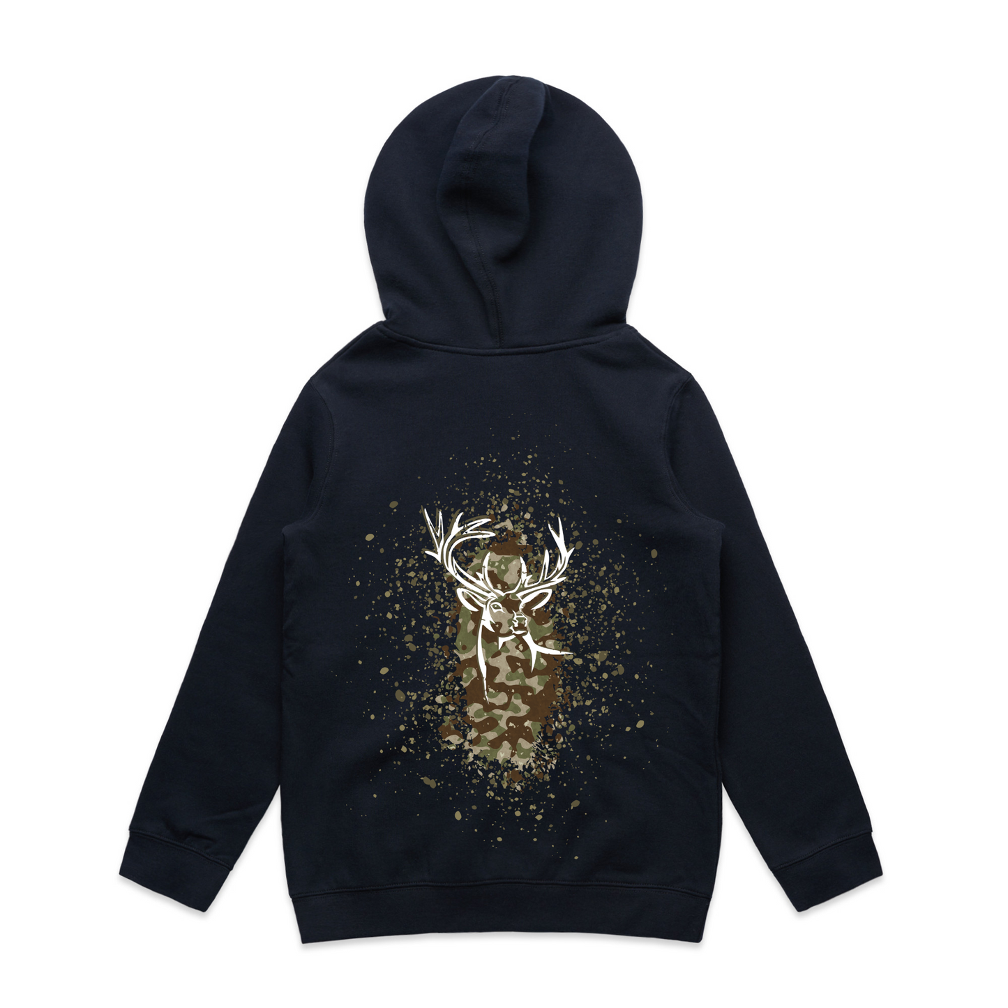 Kids Camo Back Hoodie