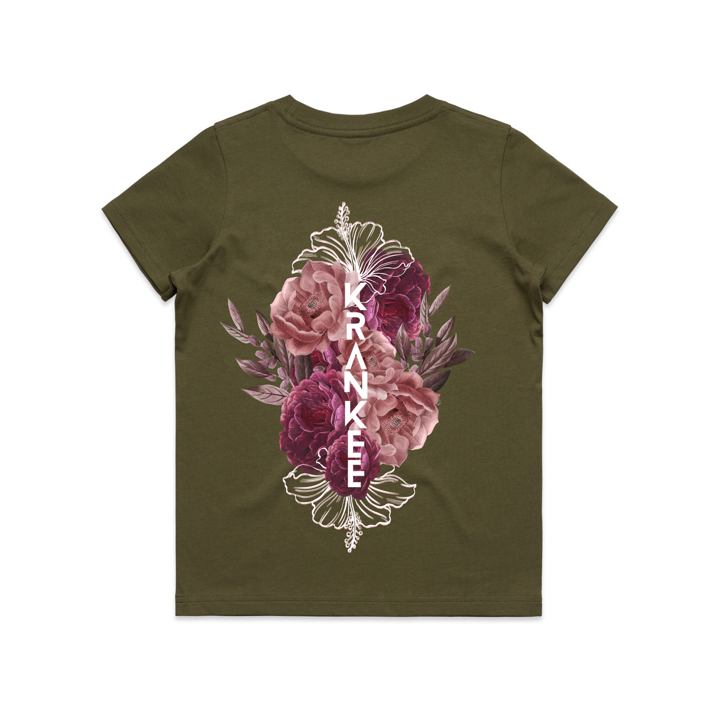 Kids Floral Back Tee