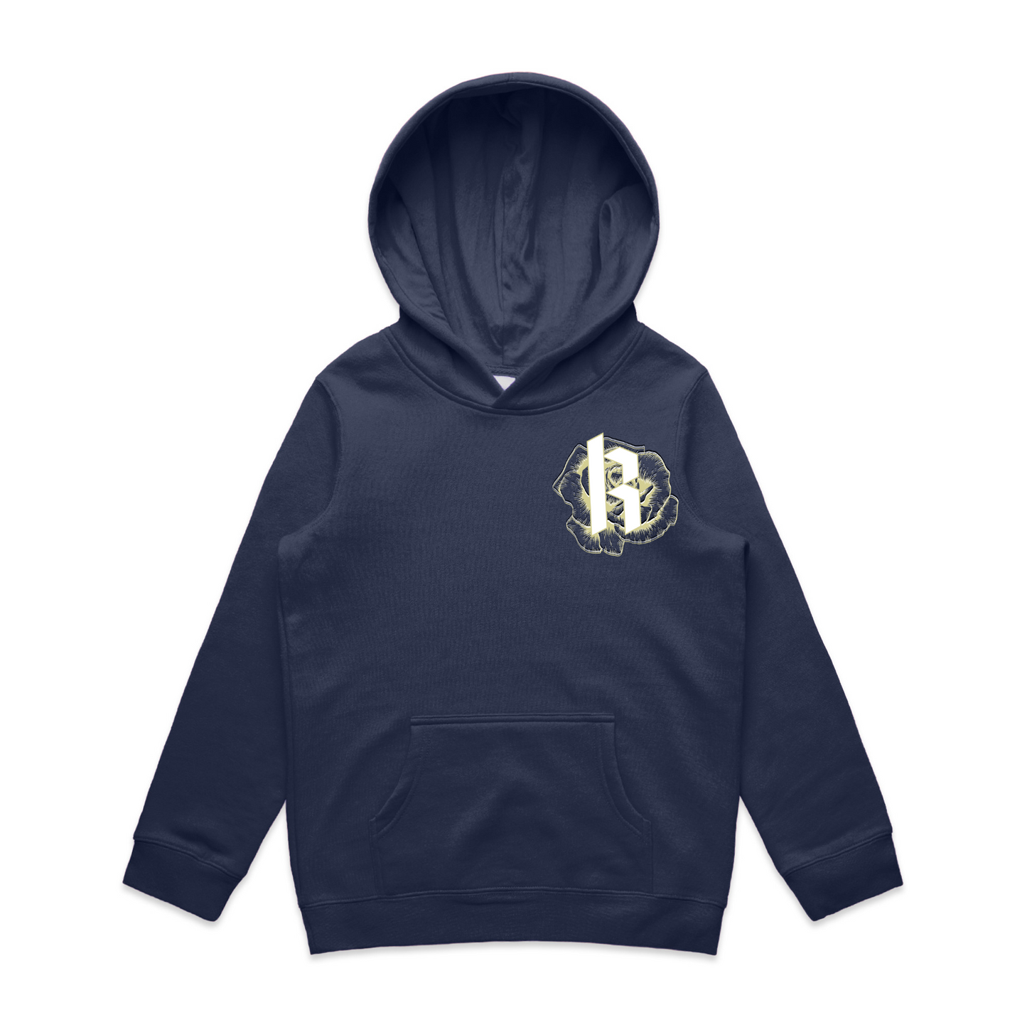 Kids Metallic Skull Hoodie