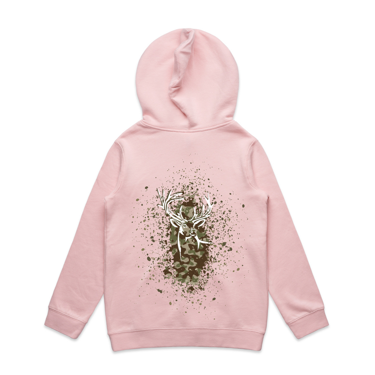 Kids Camo Back Hoodie