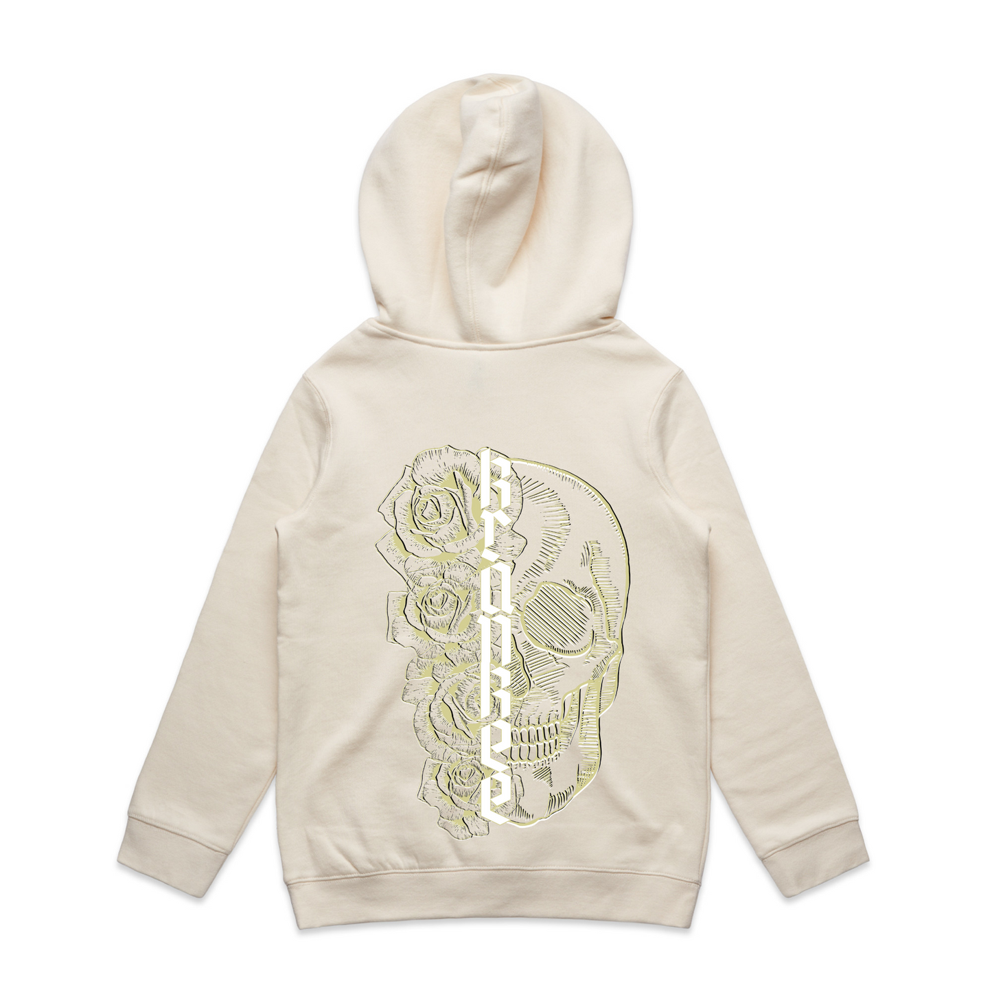 Kids Metallic Skull Hoodie