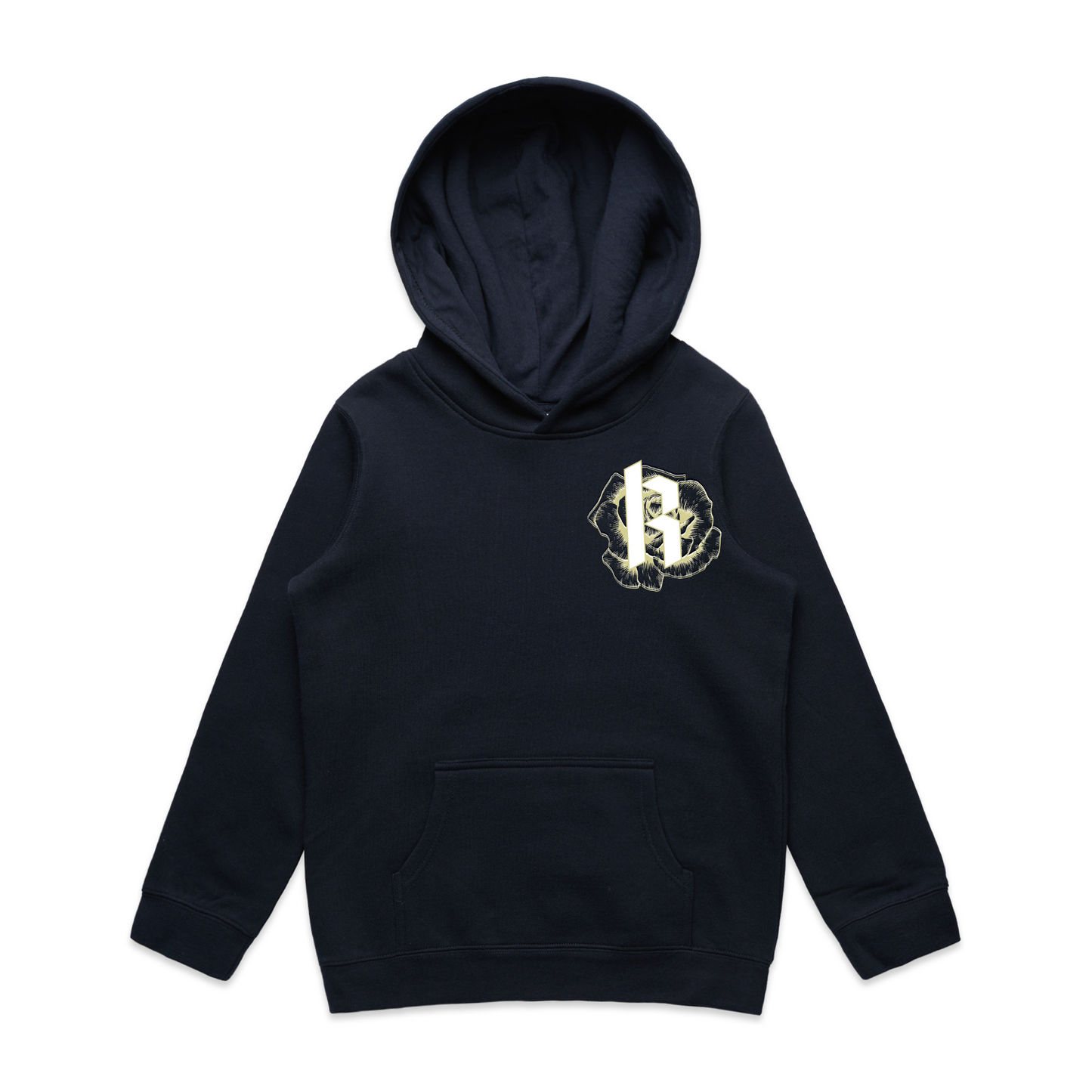 Kids Metallic Skull Hoodie