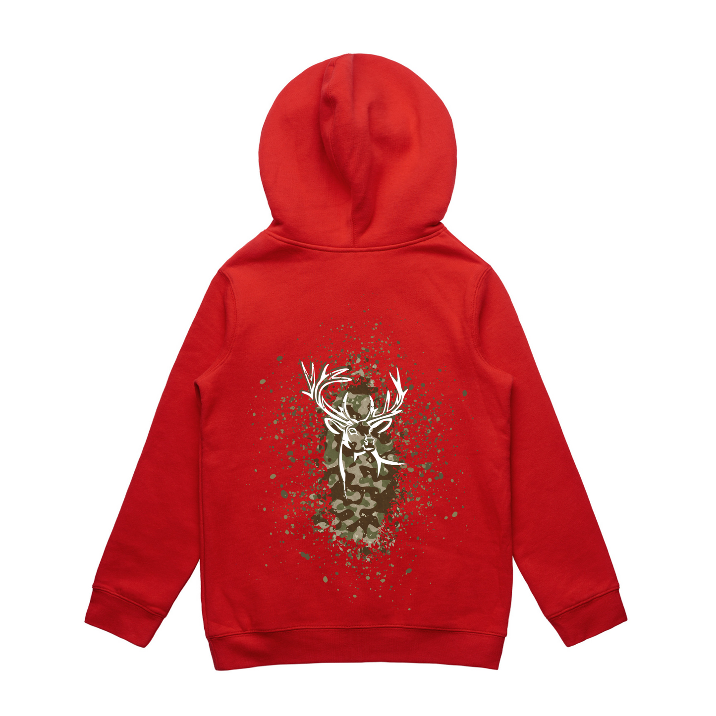Kids Camo Back Hoodie