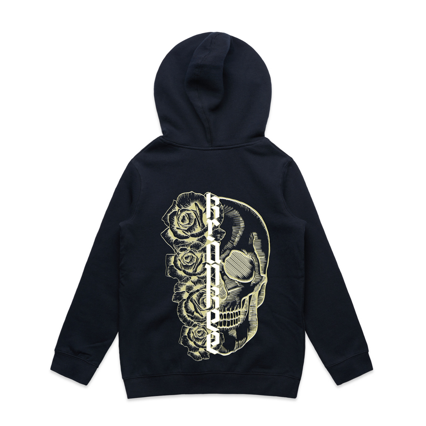 Kids Metallic Skull Hoodie