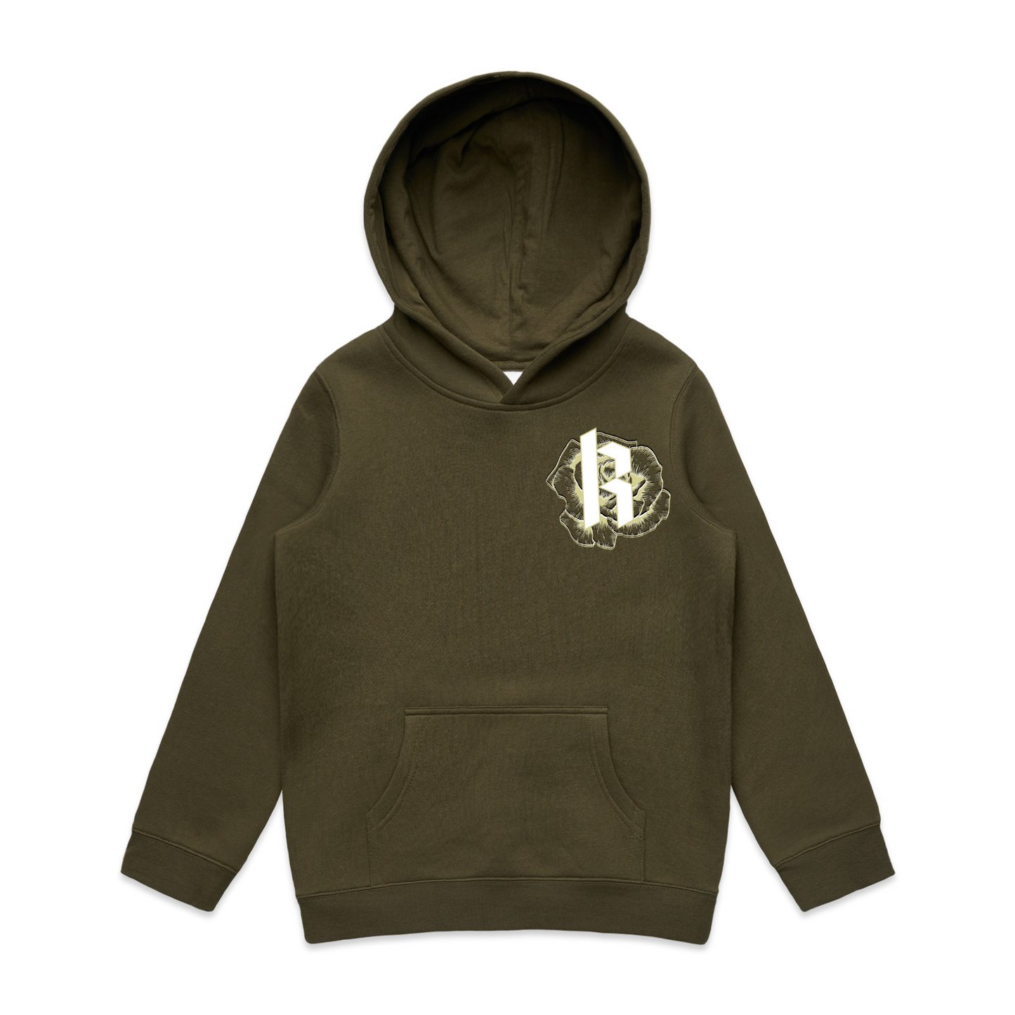 Kids Metallic Skull Hoodie
