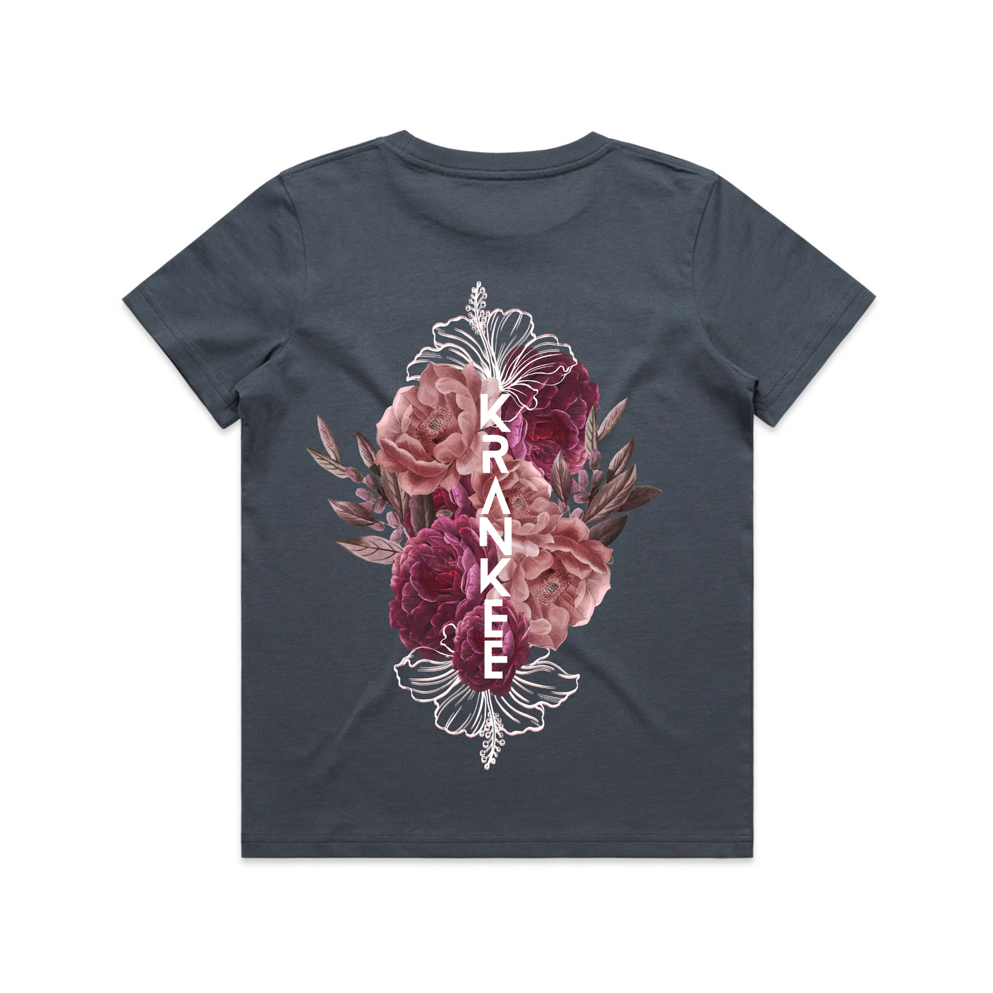 Kids Floral Back Tee