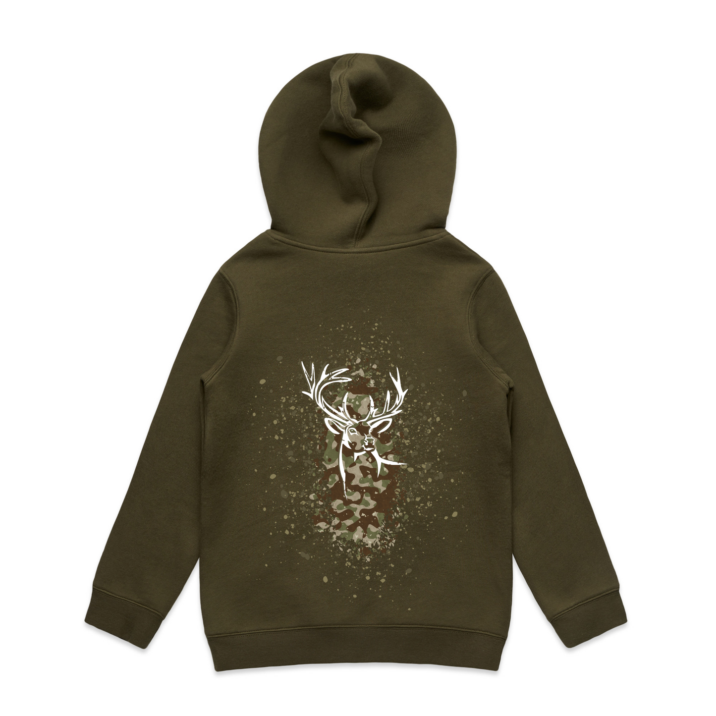 Kids Camo Back Hoodie