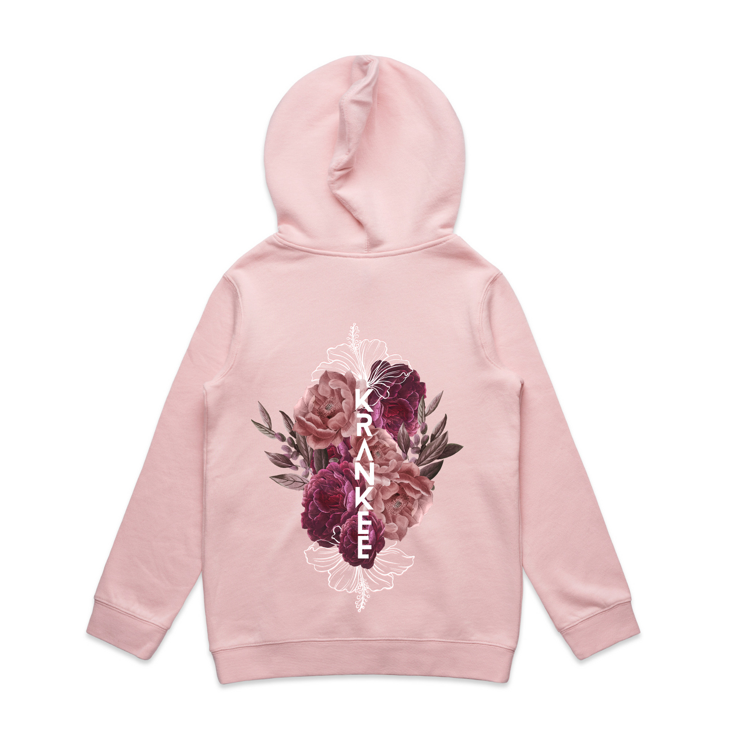 Kids Floral Back Hoodie