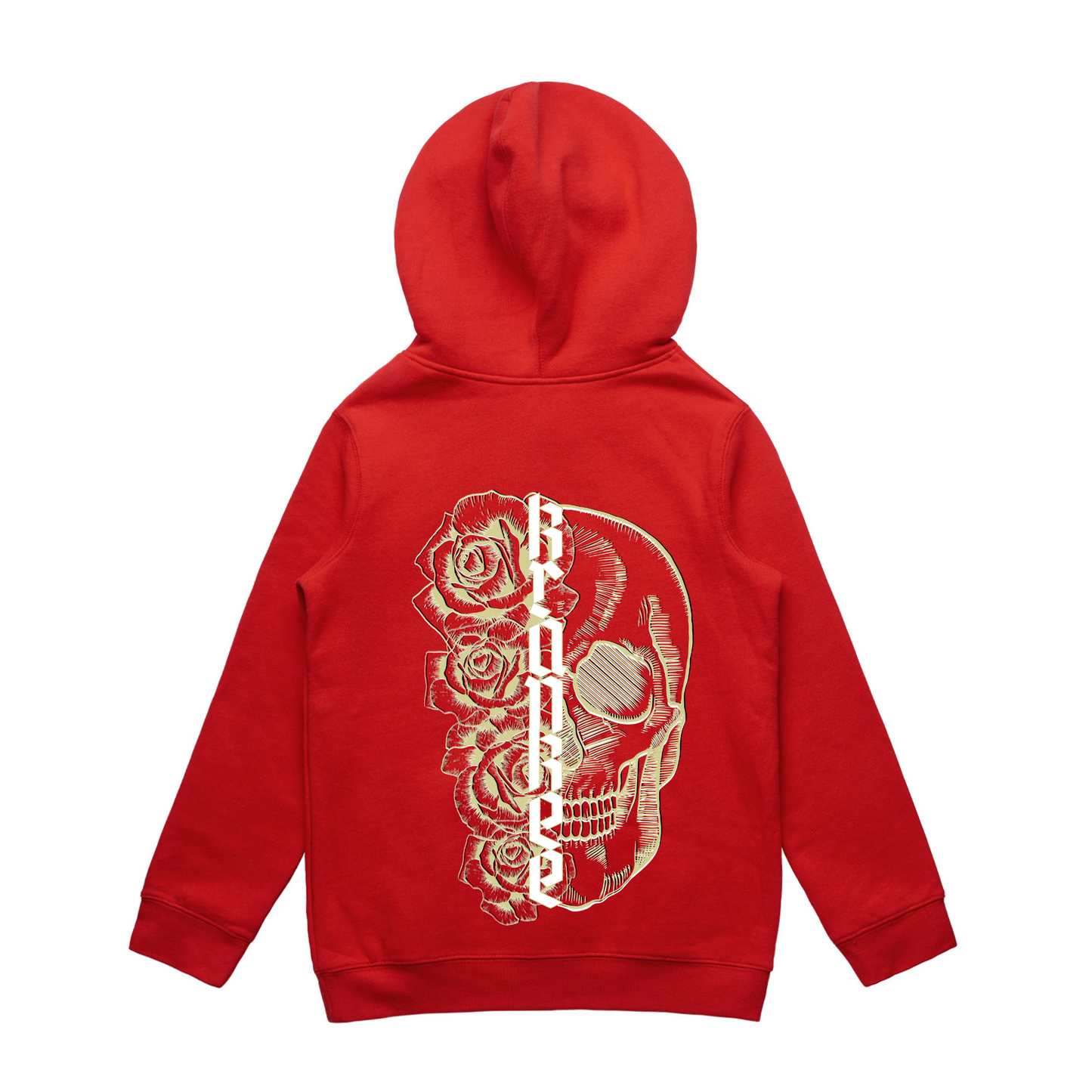 Kids Metallic Skull Hoodie