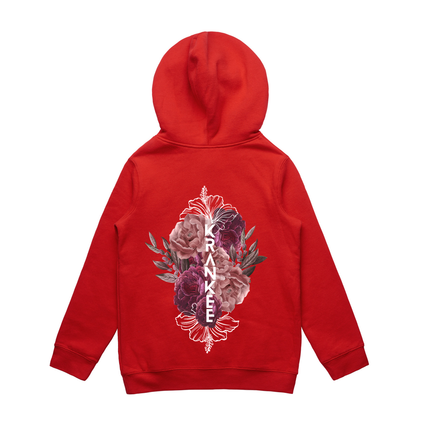 Kids Floral Back Hoodie