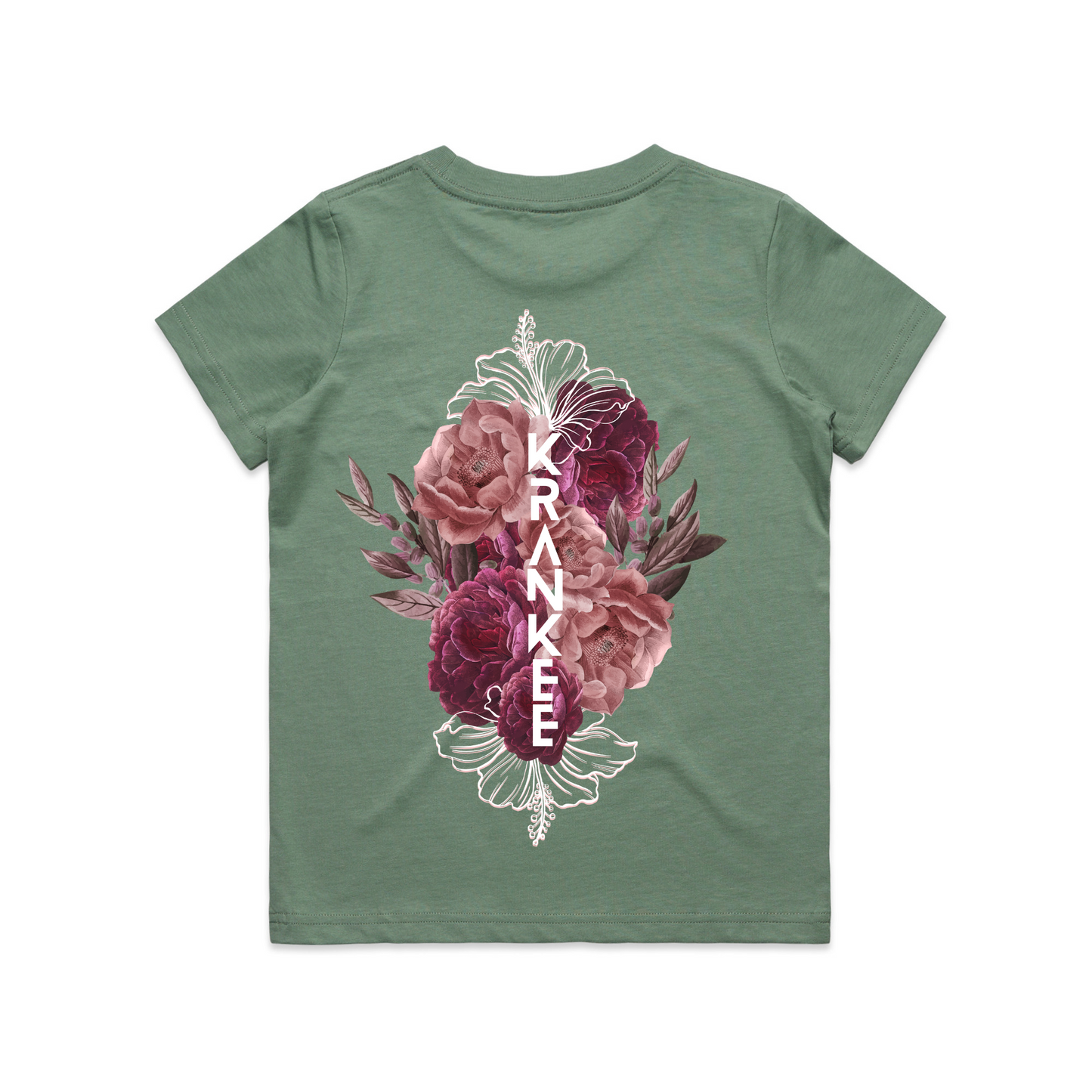 Kids Floral Back Tee