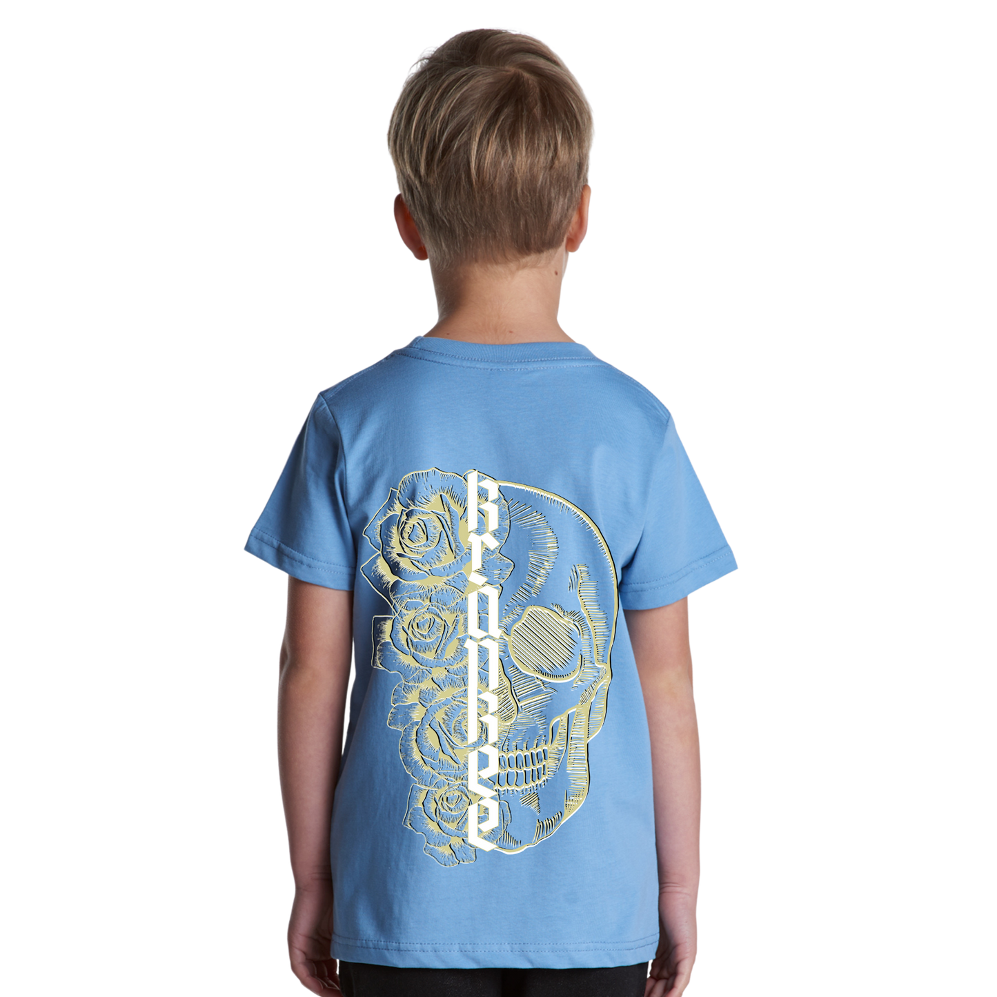 Kids Metallic Skull Tee