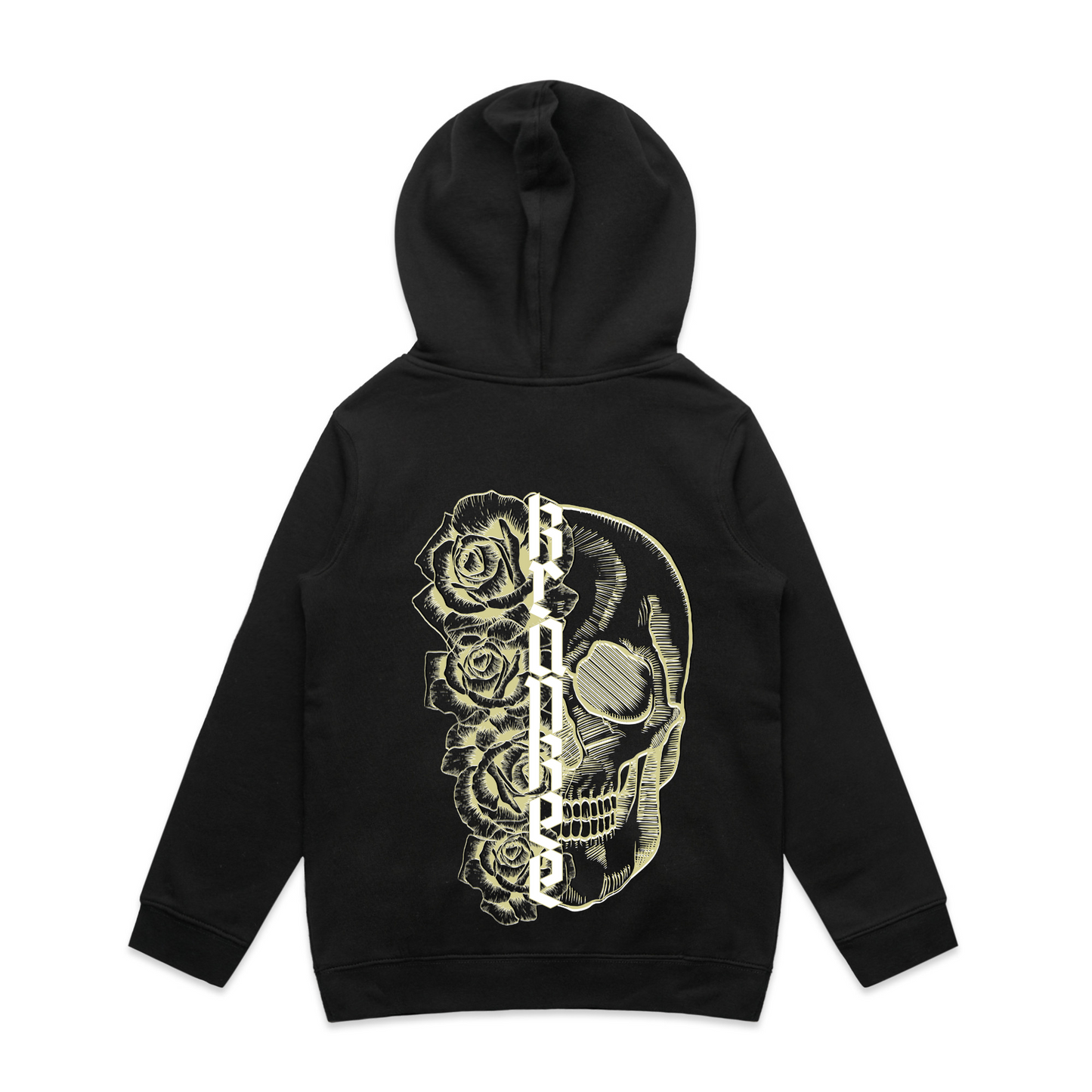 Kids Metallic Skull Hoodie