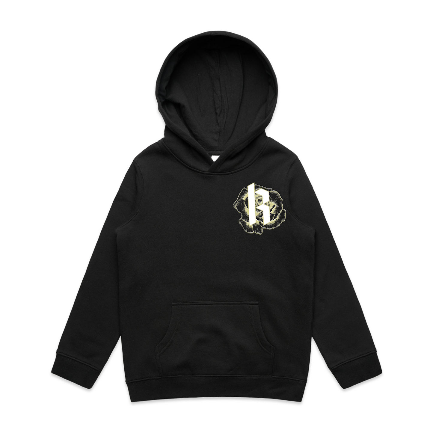 Kids Metallic Skull Hoodie