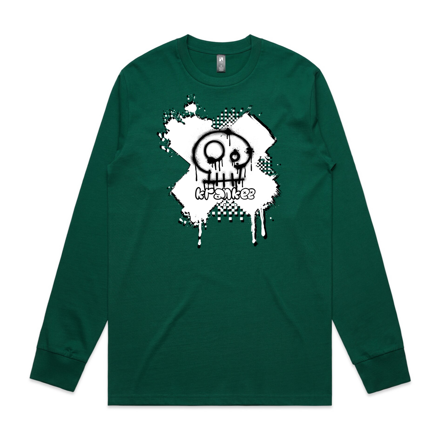 Mens Spray Paint Long Sleeve