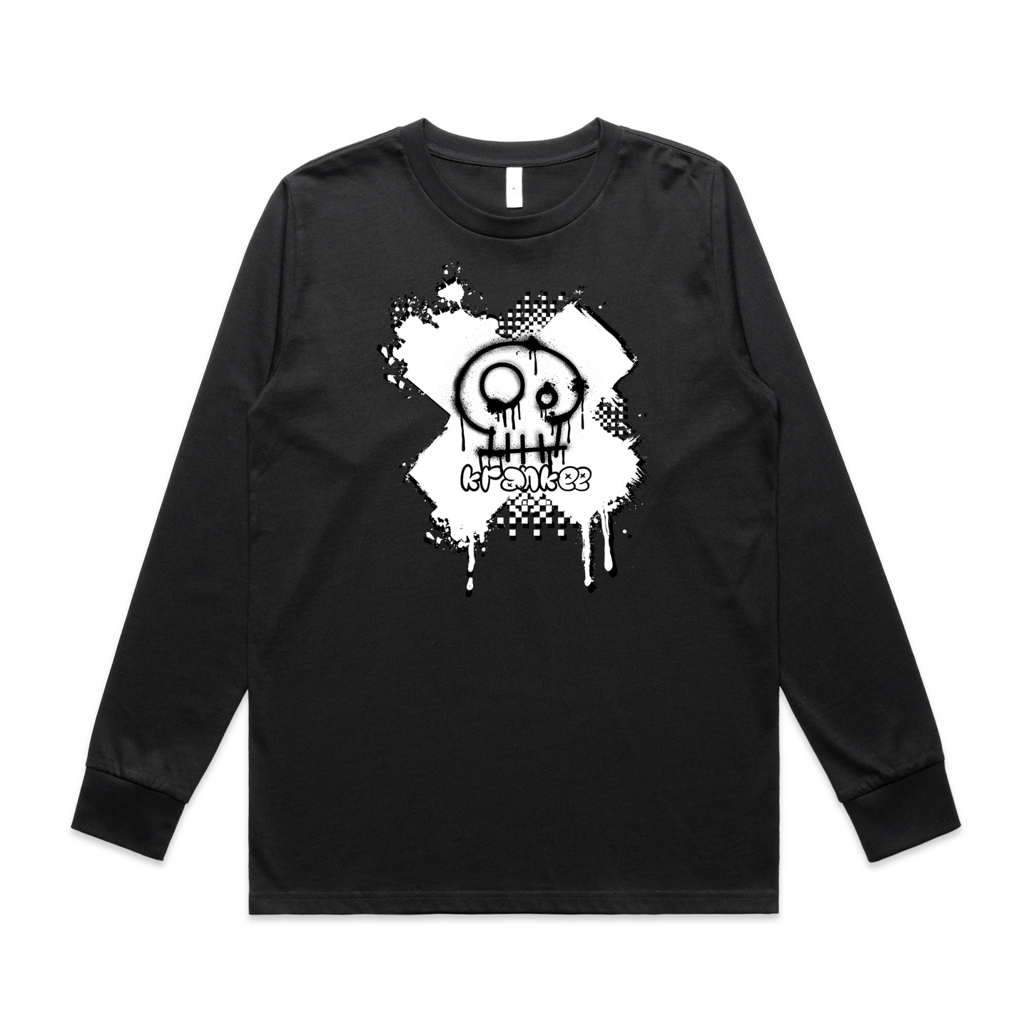 Womens Spray Paint Long Sleeve