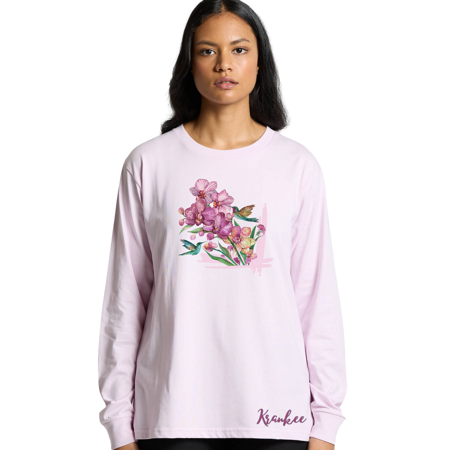 Womens Orchid Long Sleeve