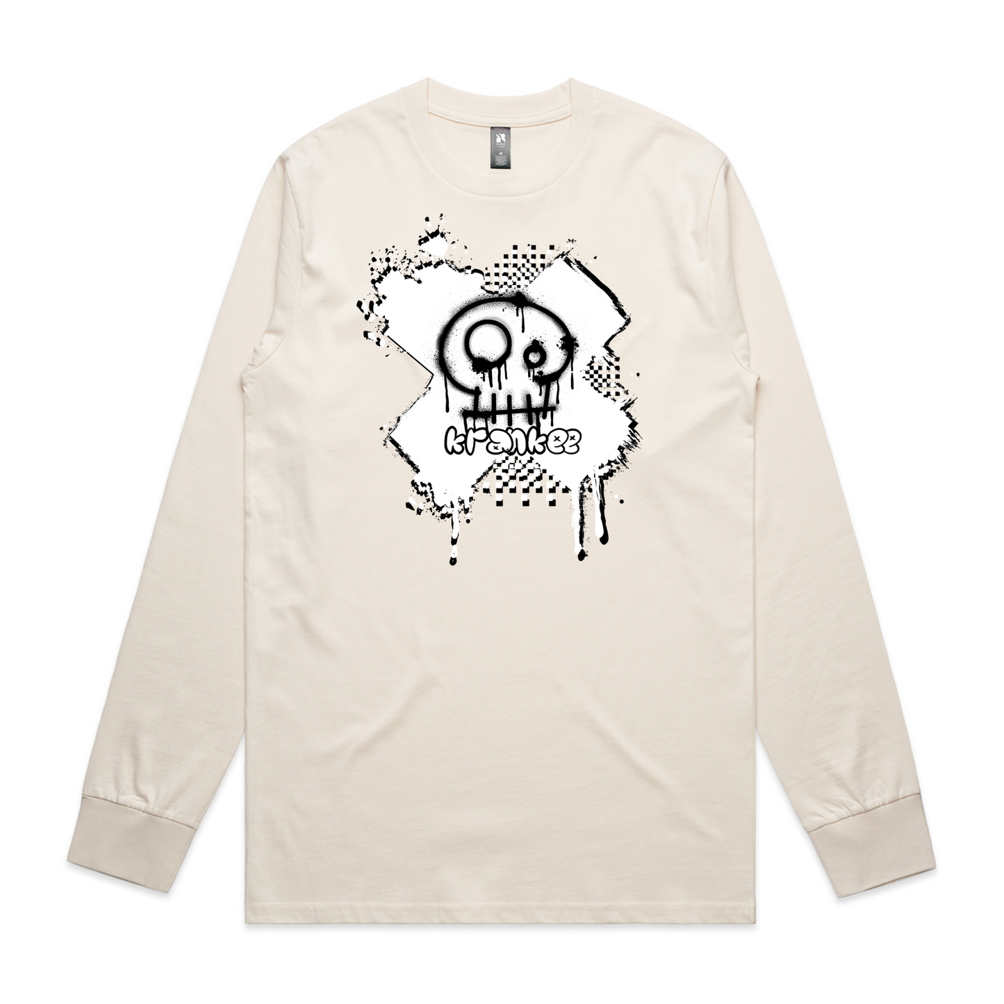 Mens Spray Paint Long Sleeve