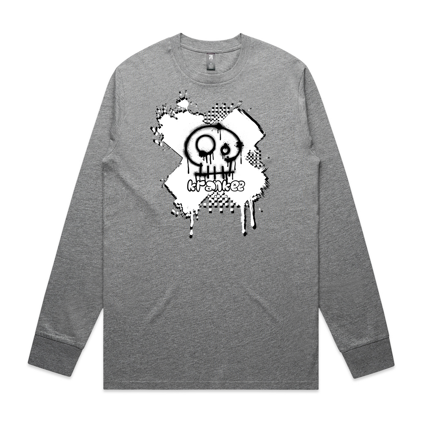 Mens Spray Paint Long Sleeve