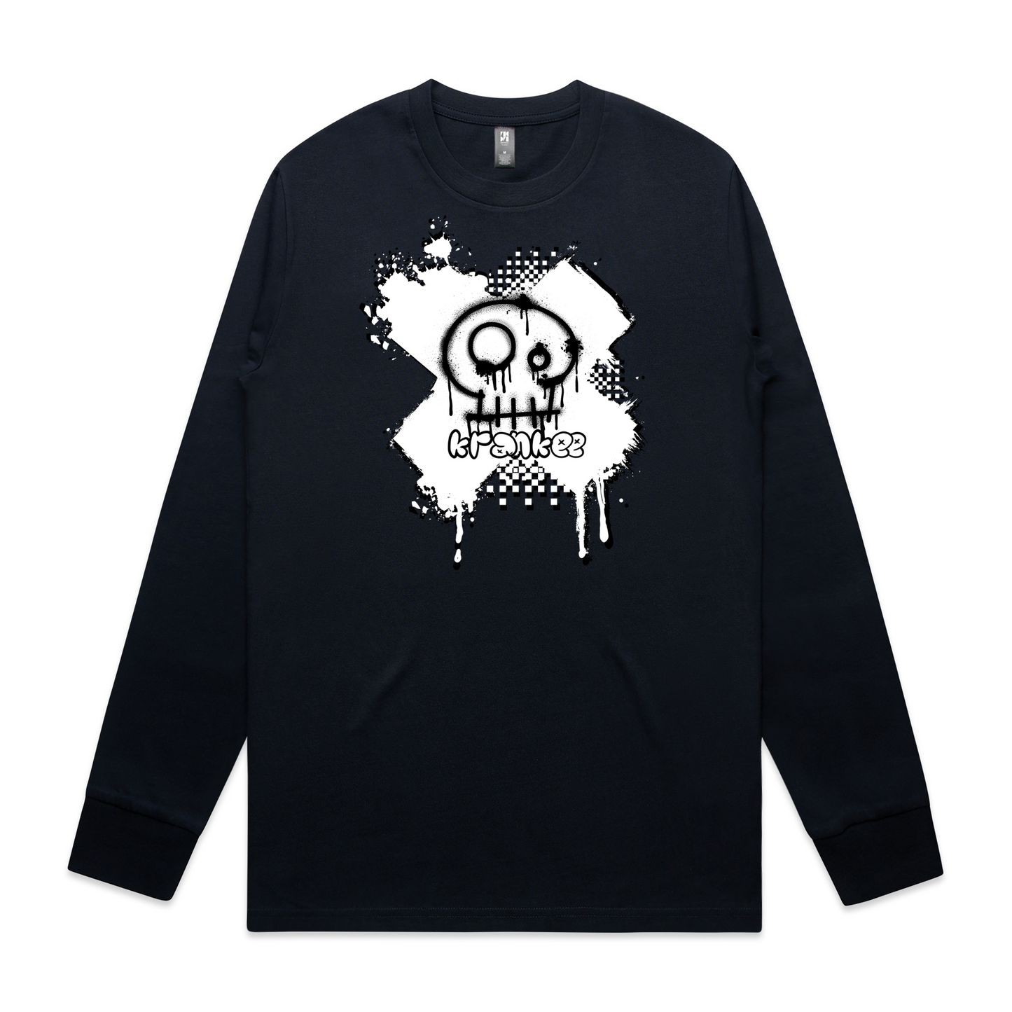 Mens Spray Paint Long Sleeve
