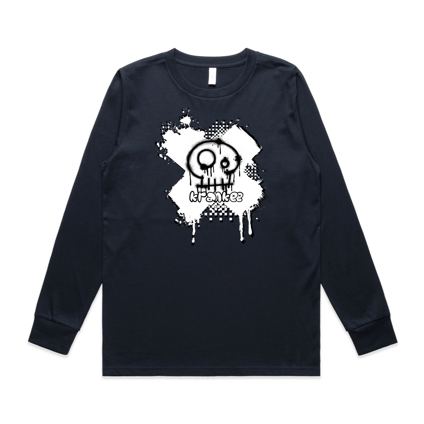 Womens Spray Paint Long Sleeve