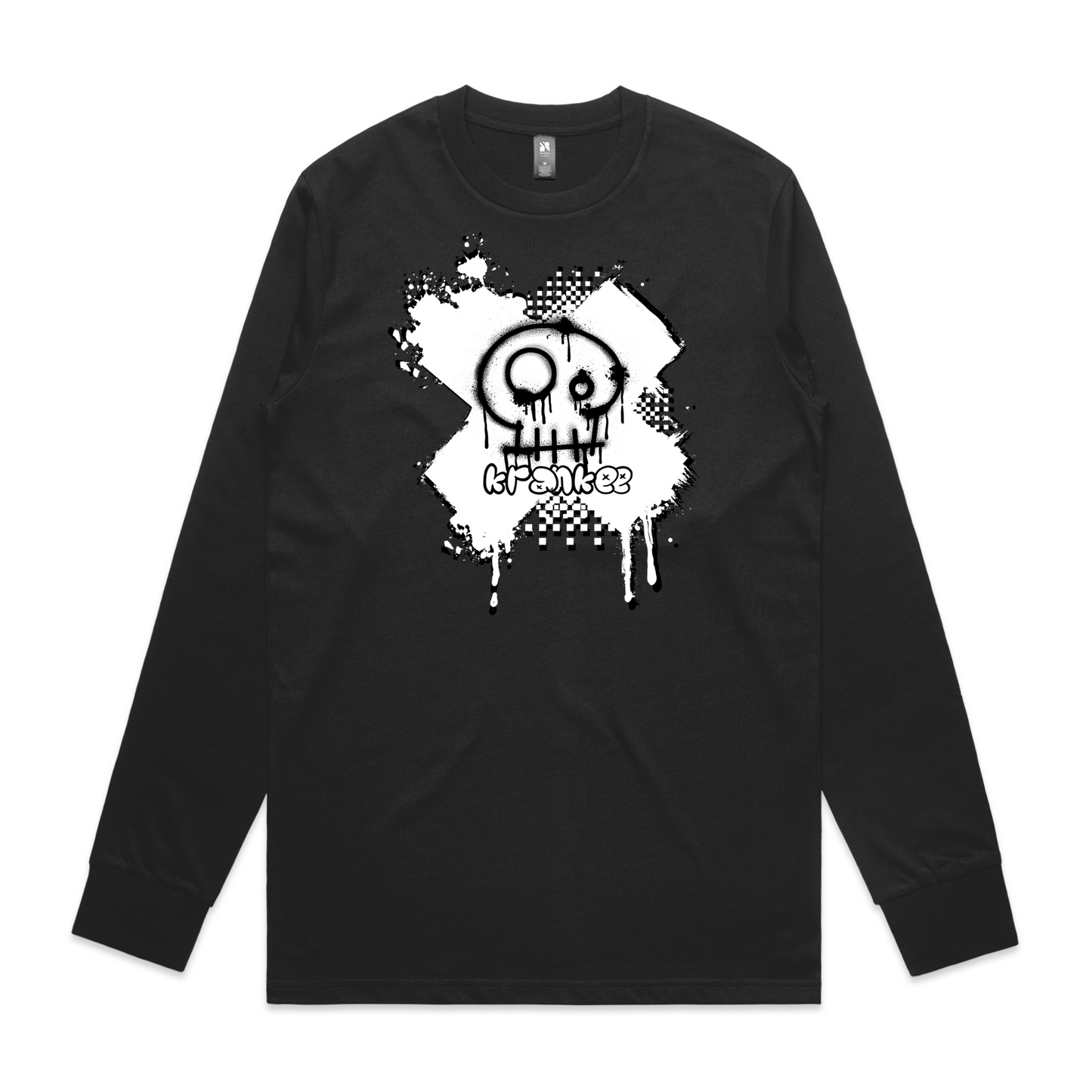 Mens Spray Paint Long Sleeve