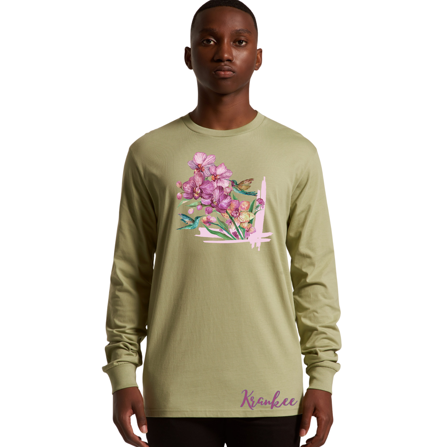 Mens Orchid Long Sleeve