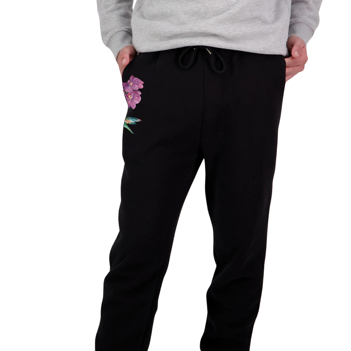 Unisex Orchid Loose Track Pants