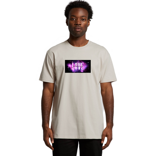 Mens Galaxy Love PLUS Tee
