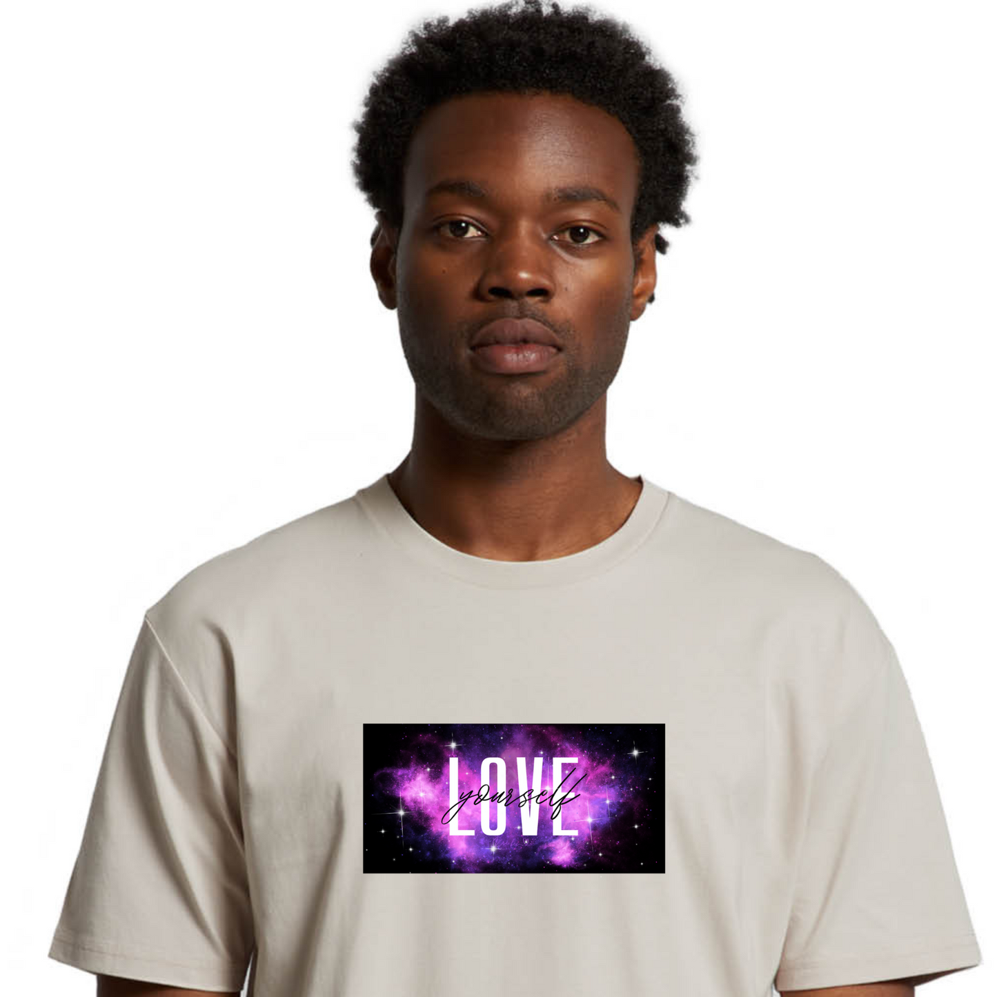 Mens Galaxy Love PLUS Tee